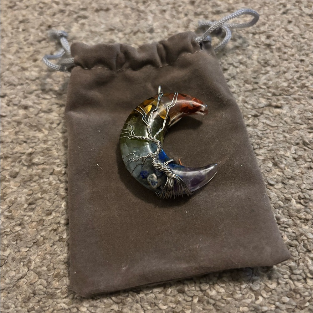 Moon Crystal Pendant